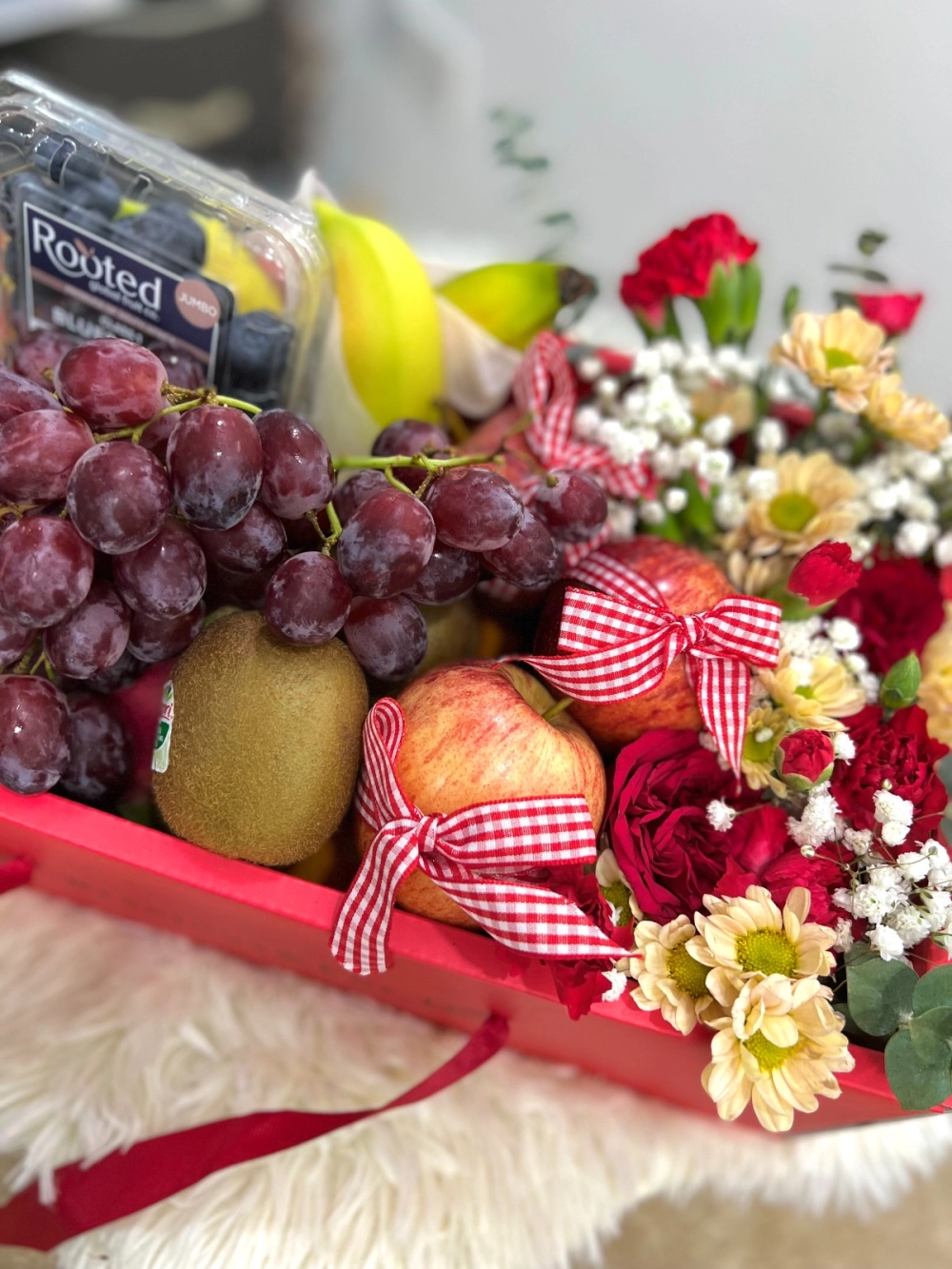 Red Fruits & Flower Box