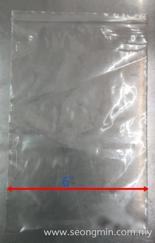 6''x9'' LDPE Zip Lock Bag (100pcs/pkt)