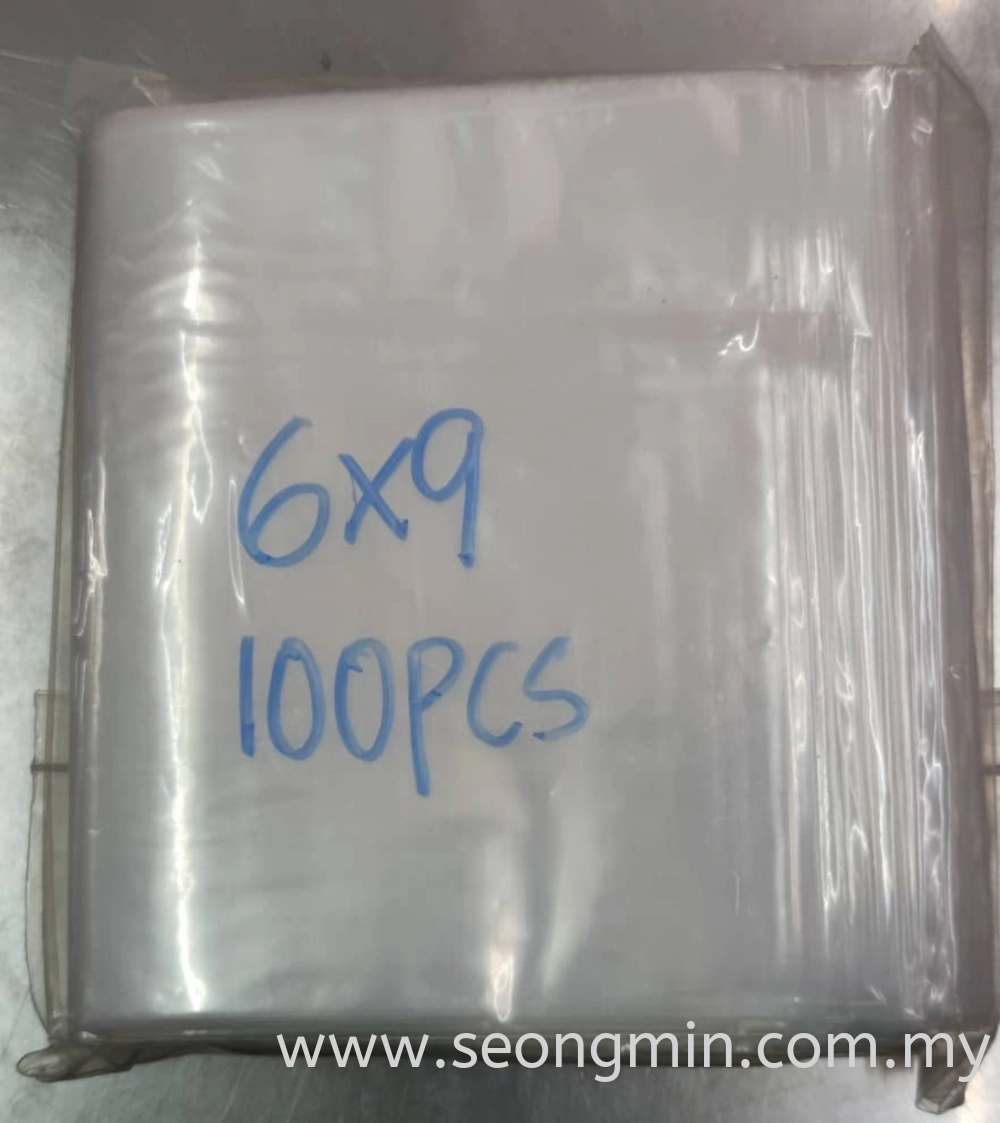 6''x9'' LDPE Zip Lock Bag (100pcs/pkt)