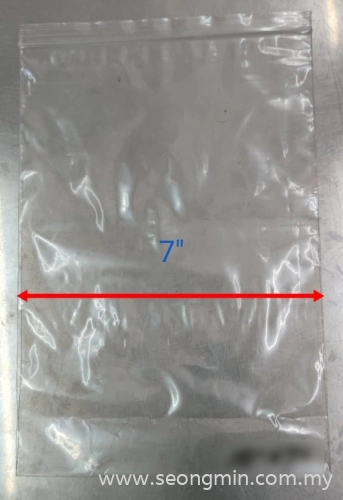 7''x10'' LDPE Zip Lock Bag (100pcs/pkt)