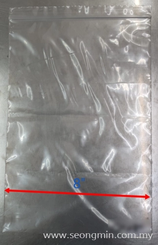 8''x12'' LDPE Zip Lock Bag (100pcs/pkt)