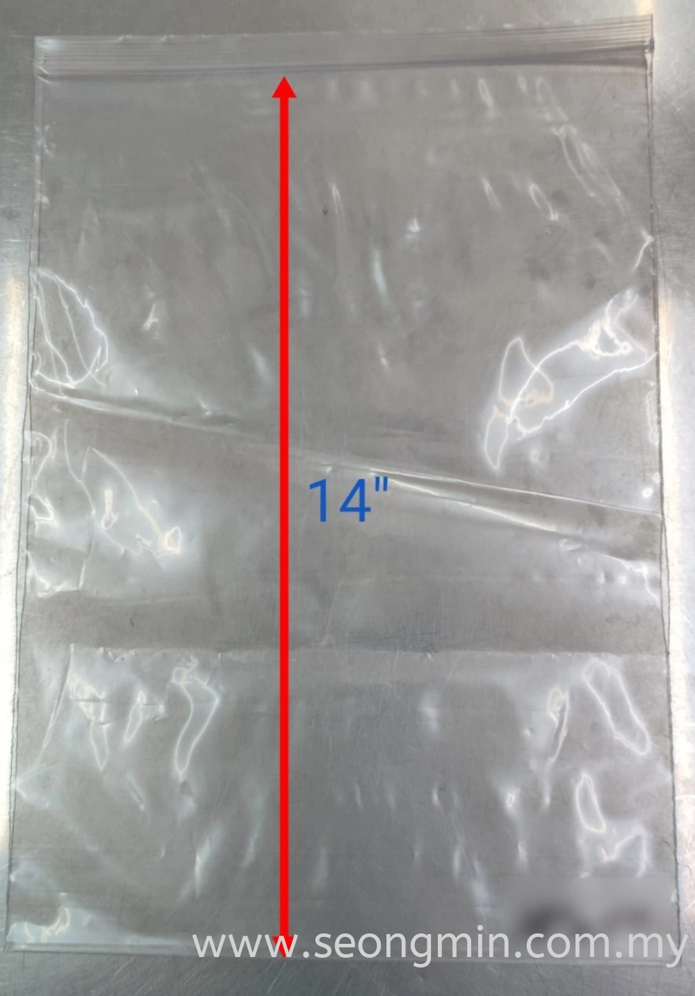 9''x14'' LDPE Zip Lock Bag (100pcs/pkt)