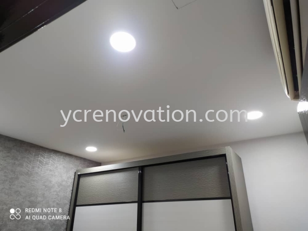 Flat Ceiling CEILING / PARTITION Johor Bahru (JB), Kota Tinggi, Malaysia Services | Yi Cheng Furniture Interior Design