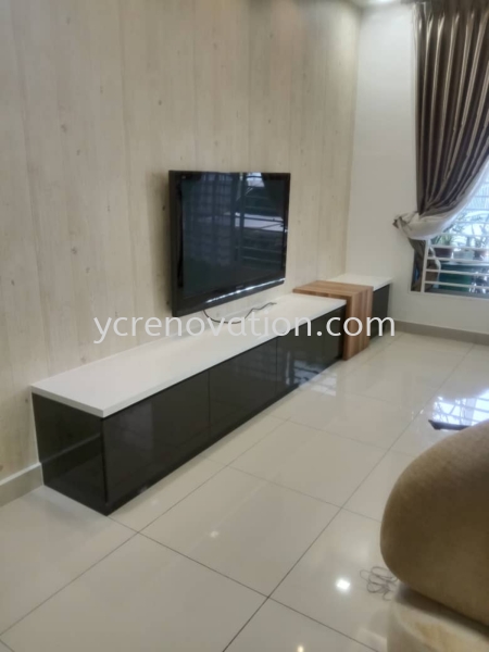 TV Cabinet TV CONSOLE DESIGN CUSTOMIZE FURNITURE Johor Bahru (JB), Kota Tinggi, Malaysia Services | Yi Cheng Furniture Interior Design