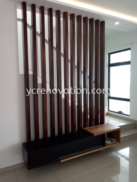 Hanging TV Cabinet TV CONSOLE DESIGN CUSTOMIZE FURNITURE Johor Bahru (JB), Kota Tinggi, Malaysia Services | Yi Cheng Furniture Interior Design