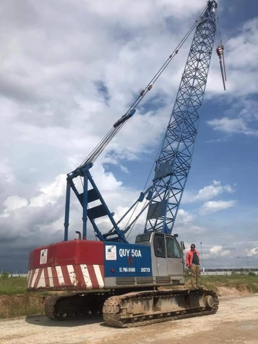 50 TONS CRAWLER CRANE RENTAL SERVICE AT CYBERJAYA, PUTRAJAYA, SEPANG