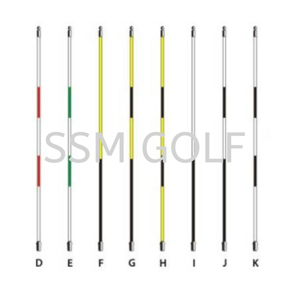 SSM Striped Regular Fiberglass Flagsticks