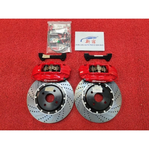 Yaris/Vios/Alza F40 Brembo 4Pot Front Caliper/Disc/Bracket Set Rotor 300MM 16INCI RIM