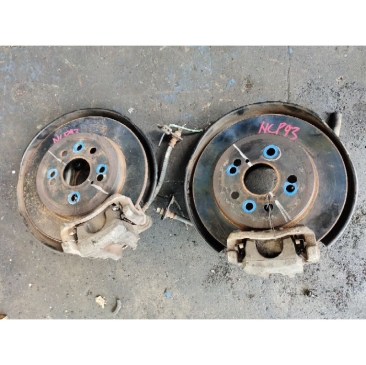 Toyota Vios Rear Caliper With Disc Set For NCP93 Rotor 265MM Plug And Play