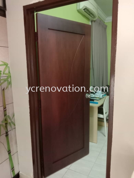 Solid Wood Art Door A02 DOOR DESIGN Johor Bahru (JB), Kota Tinggi, Malaysia Services | Yi Cheng Furniture Interior Design