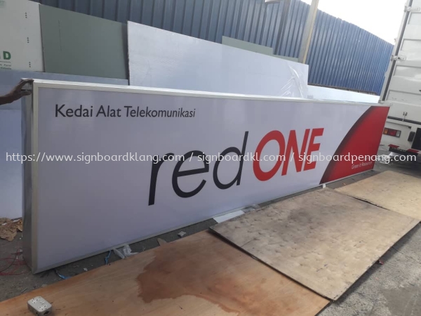 Red One Lightbox Signage Signboard At Klang Kuala Lumpur Puchong Kepong Damansara Subang Jaya Cheras Kotak Lampu Klang, Malaysia Supplier, Supply, Manufacturer | Great Sign Advertising (M) Sdn Bhd