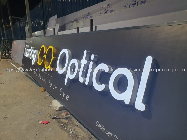 Caring Optical 3d Led Frontlit Lettering Signage Signboard At Klang Kuala Lumpur Puchong Kepong Damansara Subang Jaya Cheras  3D LED SIGNAGE Kuala Lumpur (KL), Malaysia Supplies, Manufacturer, Design | Great Sign Advertising (M) Sdn Bhd