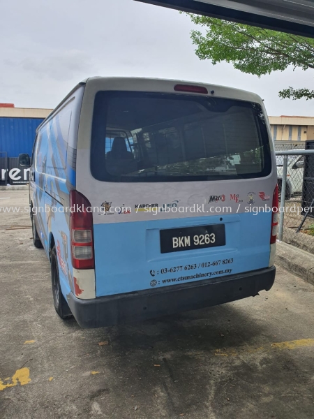 Cts Company Vehicle Van Sticker Signage Signboard  Stiker Kenderaan Kereta Kuala Lumpur (KL), Malaysia Pembinaan, Pasang, Pembekal | Great Sign Advertising (M) Sdn Bhd