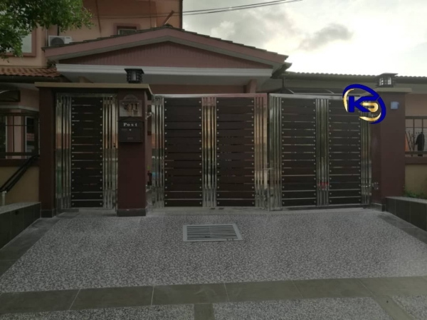 Swing Gate & Side Gate Jalan Alam Suria 16/23, Puncak Alam Kuala Selangor Selangor Main Gate  Johor Bahru (JB), Malaysia, Selangor, Kuala Lumpur (KL) Supplier, Suppliers, Supply, Supplies | Knight Services Enterprise Sdn Bhd