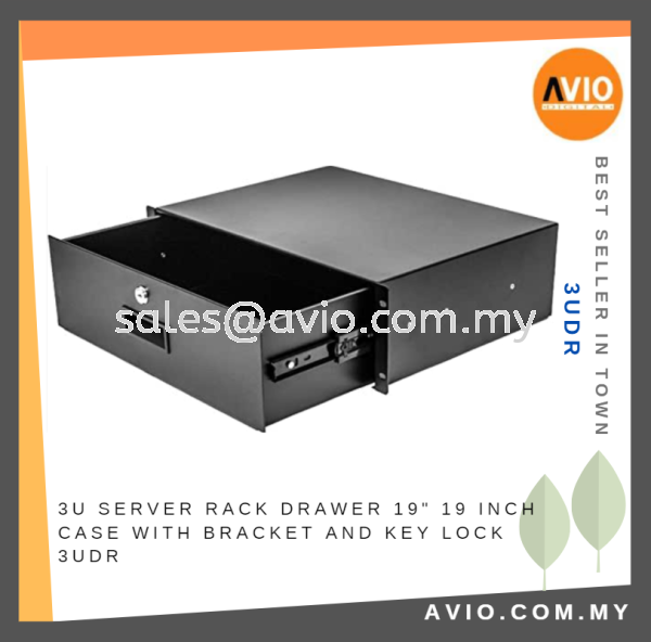 3U Server Rack Drawer 19" 19 Inch Standard Size Rack Mount Drawer Case with Bracket and Key Lock 3UDR RACK Johor Bahru (JB), Kempas, Johor Jaya Supplier, Suppliers, Supply, Supplies | Avio Digital