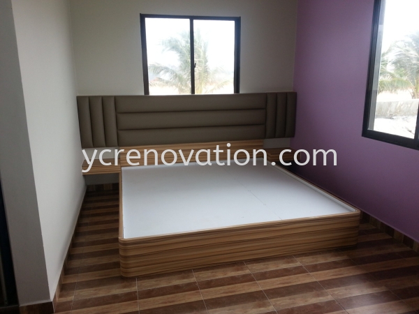 Queen Bed Stead BED DESIGN CUSTOMIZE FURNITURE Johor Bahru (JB), Kota Tinggi, Malaysia Services | Yi Cheng Furniture Interior Design