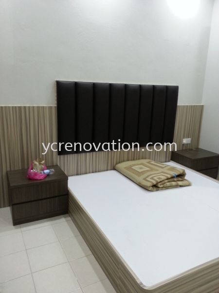 Queen Bed Stead BED DESIGN CUSTOMIZE FURNITURE Johor Bahru (JB), Kota Tinggi, Malaysia Services | Yi Cheng Furniture Interior Design