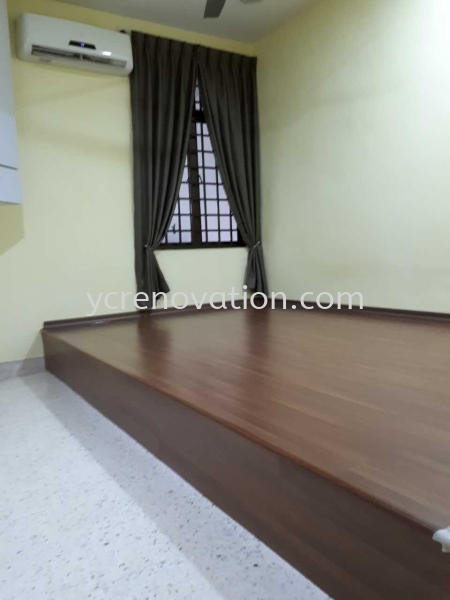 Platform Vinyl Floor TATAMI PLATFORM DESIGN CUSTOMIZE FURNITURE Johor Bahru (JB), Kota Tinggi, Malaysia Services | Yi Cheng Furniture Interior Design