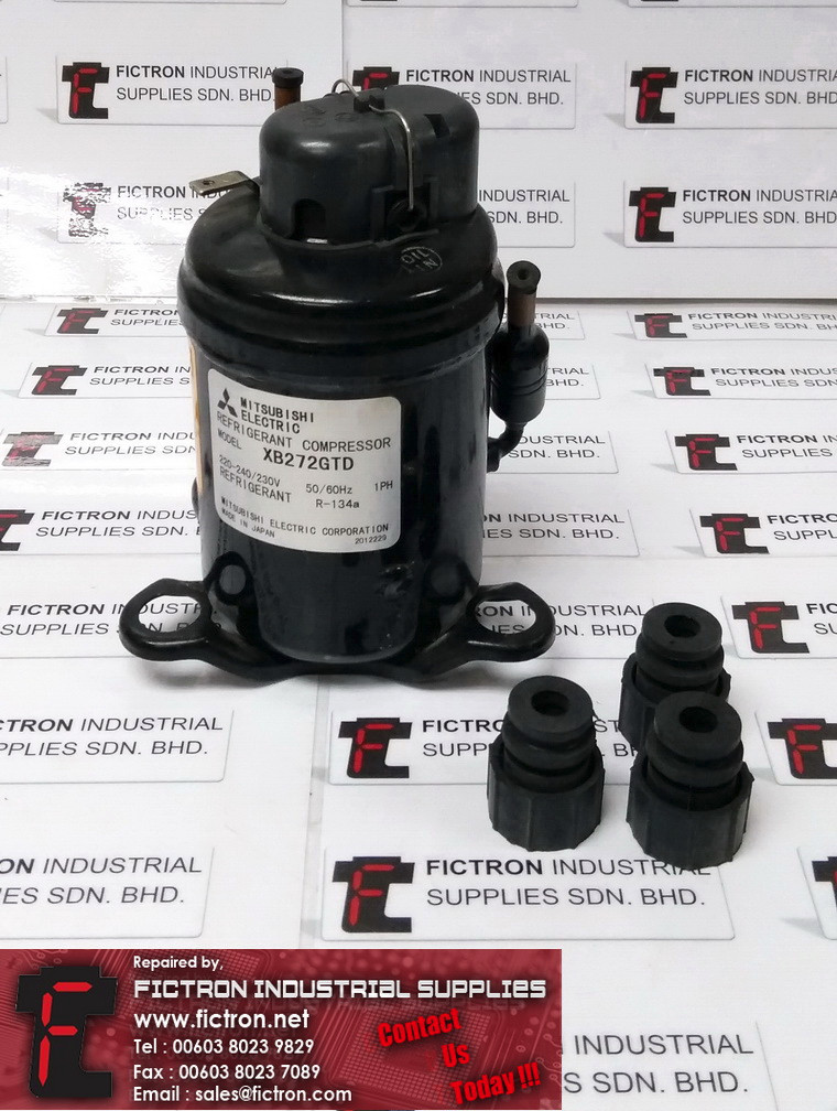 XB272GTD MITSUBISHI ELECTRIC Refrigerant Compressor Supply Repair Malaysia Singapore Indonesia USA Thailand