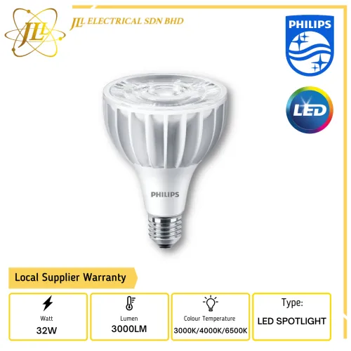 PHILIPS MASTER LED PAR30L 32W 30D E27 3000LM 3000K/4000K/6500K LED SPOTLIGHT