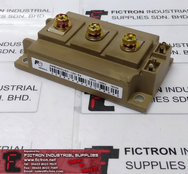 2MBI400U4H-120-54 2MBI400U4H12054 FUJI ELECTRIC Power Module Supply Malaysia Singapore Indonesia USA Thailand FUJI ELECTRIC Selangor, Malaysia, Penang, Kuala Lumpur (KL), Subang Jaya, Singapore Supplier, Suppliers, Supply, Supplies | Fictron Industrial Supplies Sdn Bhd