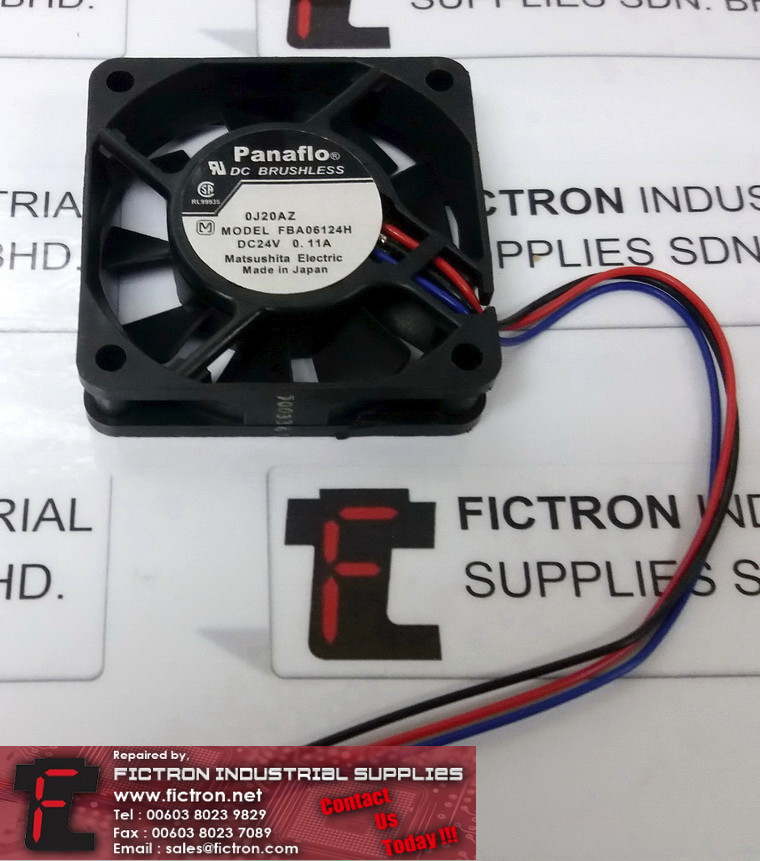 FBA06124H PANAFLO Power Cooling Fan Supply Malaysia Singapore Indonesia USA Thailand