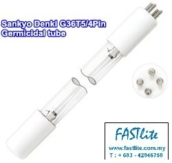 Sankyo Denki G36T5/4Pin Germicidal Tube for Water Purification