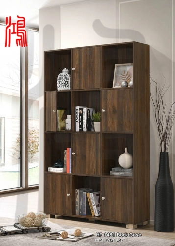 HF 1481 Wooden Bookcase Book Shelf Display Cabinet 