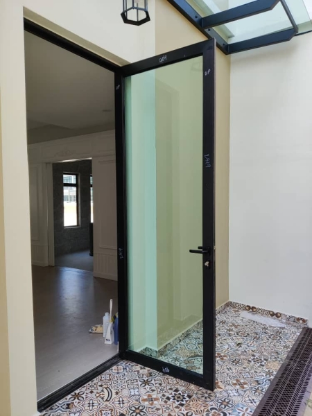 High Performance Swing Door Aluminium Swing Door JB, Johor Bahru, Malaysia Aluminium Fabrication, Glass Partition | METALIFE