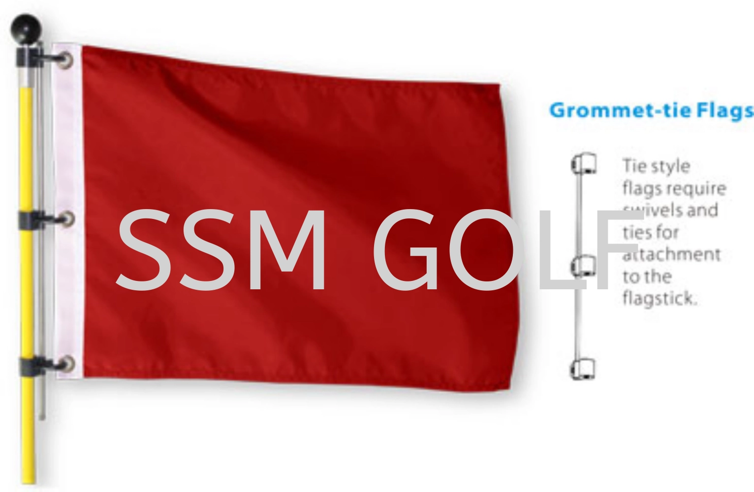 SSM Grommet Tie Flag