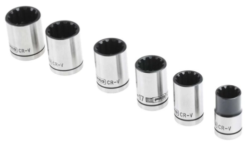 125-0928 - RS PRO 6 Piece , 1/2 in Socket Set