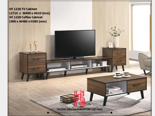 HF 1228 TV Cabinet + Coffee Table 