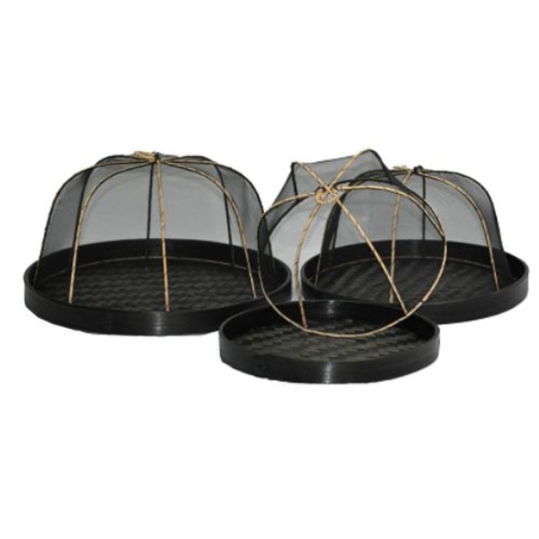 Food Cover Round Polos Set_Black