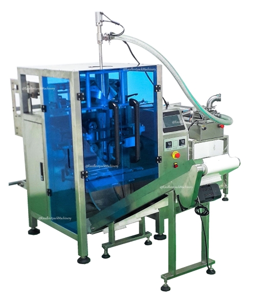 POUCH PACKAGING SYSTEM | COOKING OIL | PE BAG | PISTON FILLING FULLY AUTOMATIC SYSTEM Melaka, Malaysia Supplier, Suppliers, Supply, Supplies | EXCELLENTPACK MACHINERY SDN BHD