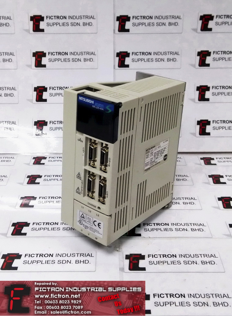 MR-J2S-40A MRJ2S40A MELSERVO MITSUBISHI AC Servo Drive Supply Repair Malaysia Singapore Indonesia USA Thailand