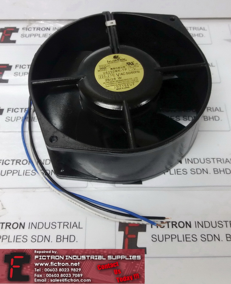 U6250MK-TP U6250MKTP IKURA FAN Cooling Fan Supply Malaysia Singapore Indonesia USA Thailand
