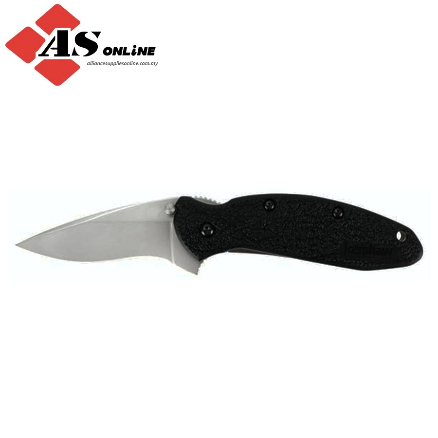 SNAP-ON Lockback Scallion Black Handle Knife / Model: KER1620
