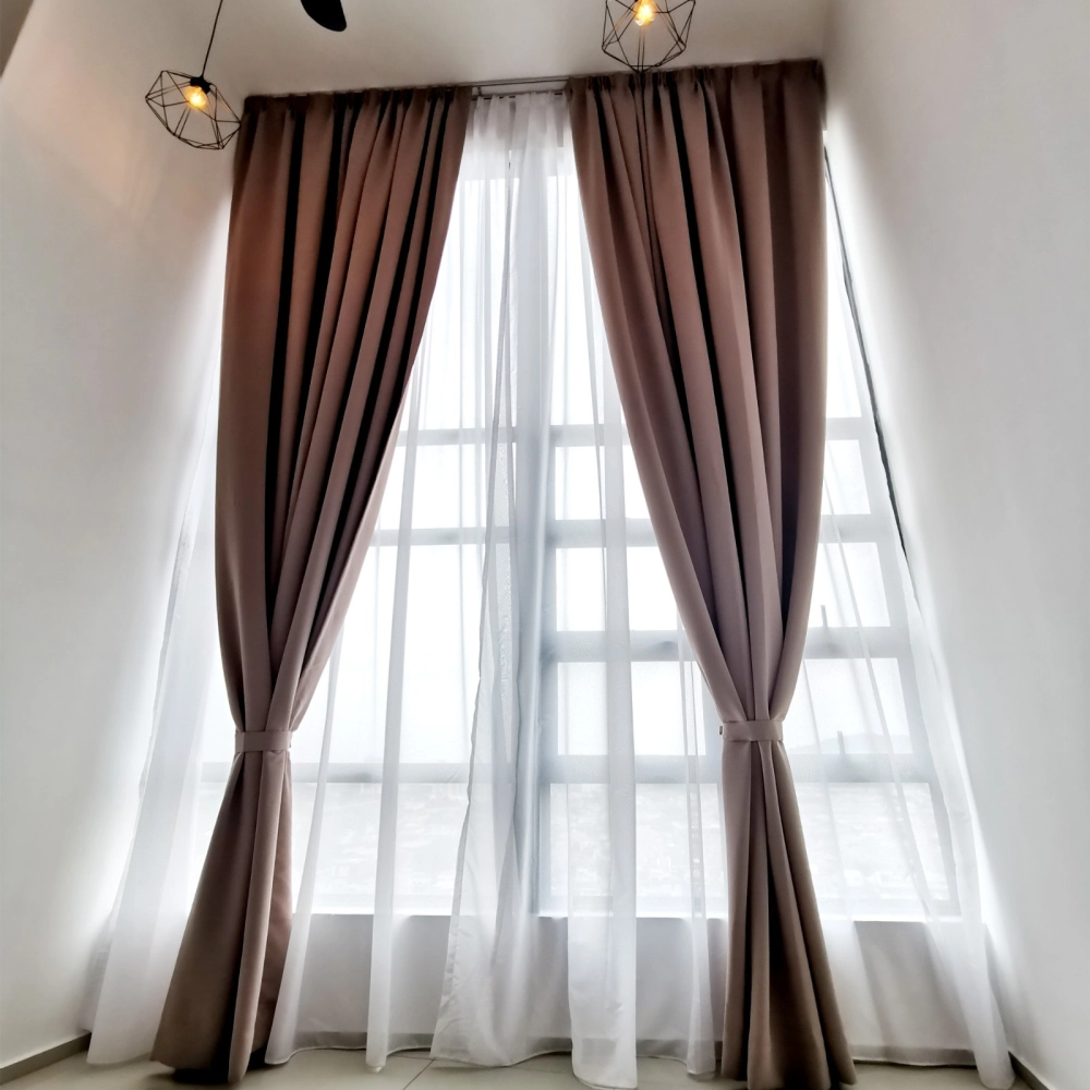 Double Volume Ceiling Curtain