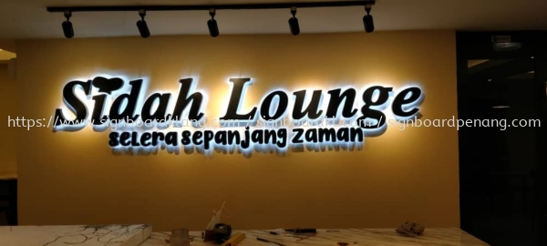 sidah loungh eg box up 3d backlit lettering indoor signage signboard at klang kuala lumpur shah alam puchong damansara kepong  3D EG BOX UP Klang, Malaysia Supplier, Supply, Manufacturer | Great Sign Advertising (M) Sdn Bhd