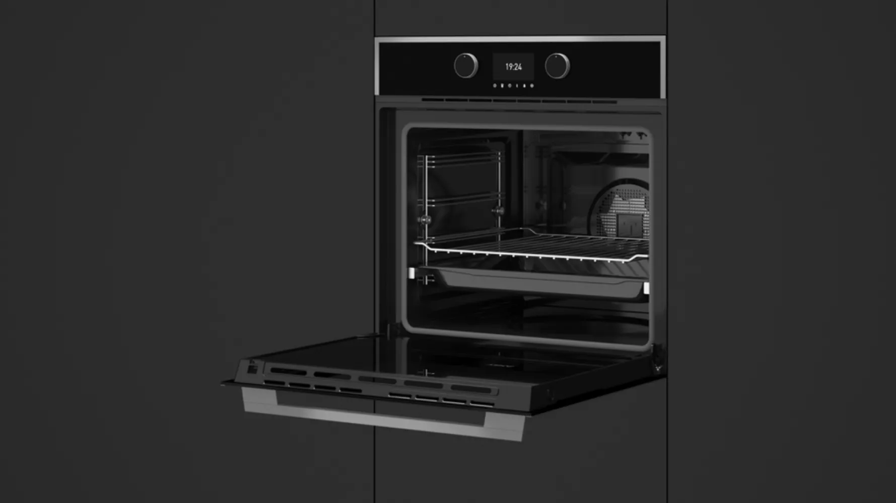 Teka A+ Multifunction Oven with 20 recipes (Black) - HLB 860