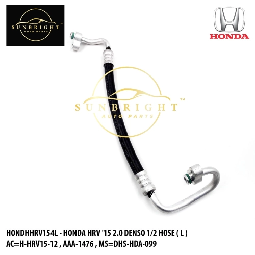 HONDHHRV154L - HONDA HRV '15 2.0 DENSO 1/2 HOSE ( L ) AC=H-HRV15-12 , AAA-1476 , MS=DHS-HDA-099