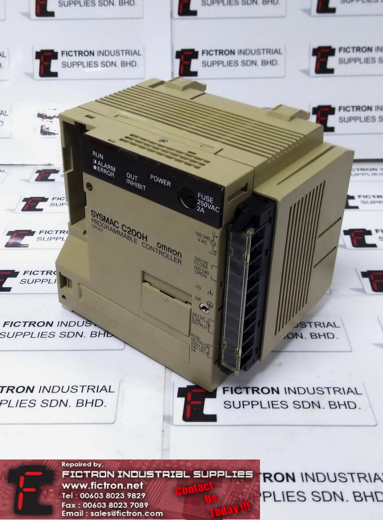 C200H-CPU02 C200HCPU02 OMRON PLC Supply Repair Malaysia Singapore Indonesia USA Thailand