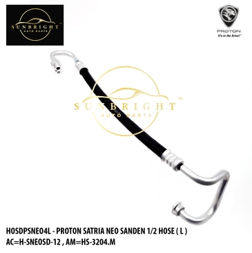 HOSDPSNEO4L - PROTON SATRIA NEO SANDEN 1/2 HOSE ( L ) AC=H-SNEOSD-12 , AM=HS-3204.M