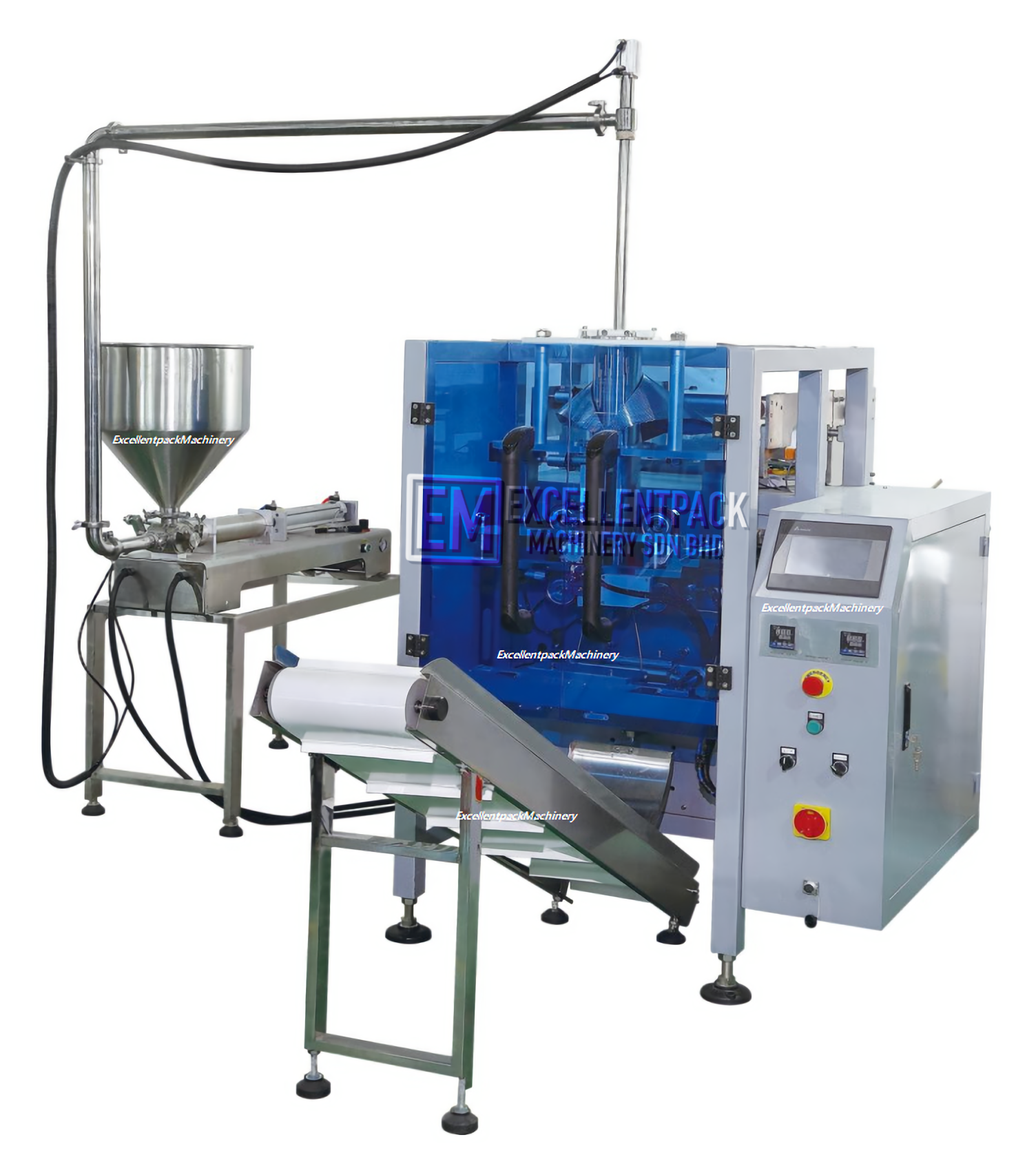 POUCH PACKAGING SYSTEM | LIQUID/SAUCE | PISTON PUMP