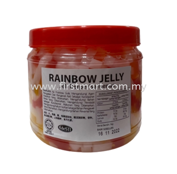 Jelly Rainbow 1Kg Jelly Rainbow Beverages & Drinks Malaysia, Selangor, Kuala Lumpur (KL), Sungai Besar, Kuala Selangor, Sekinchan Wholesaler, Supplier, Supply, Supplies | First Mart Vital Sdn Bhd