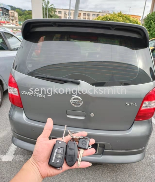 Duplicate nissan grand livina car key remote control car remote Selangor, Malaysia, Kuala Lumpur (KL), Puchong Supplier, Suppliers, Supply, Supplies | Seng Kong Locksmith Enterprise