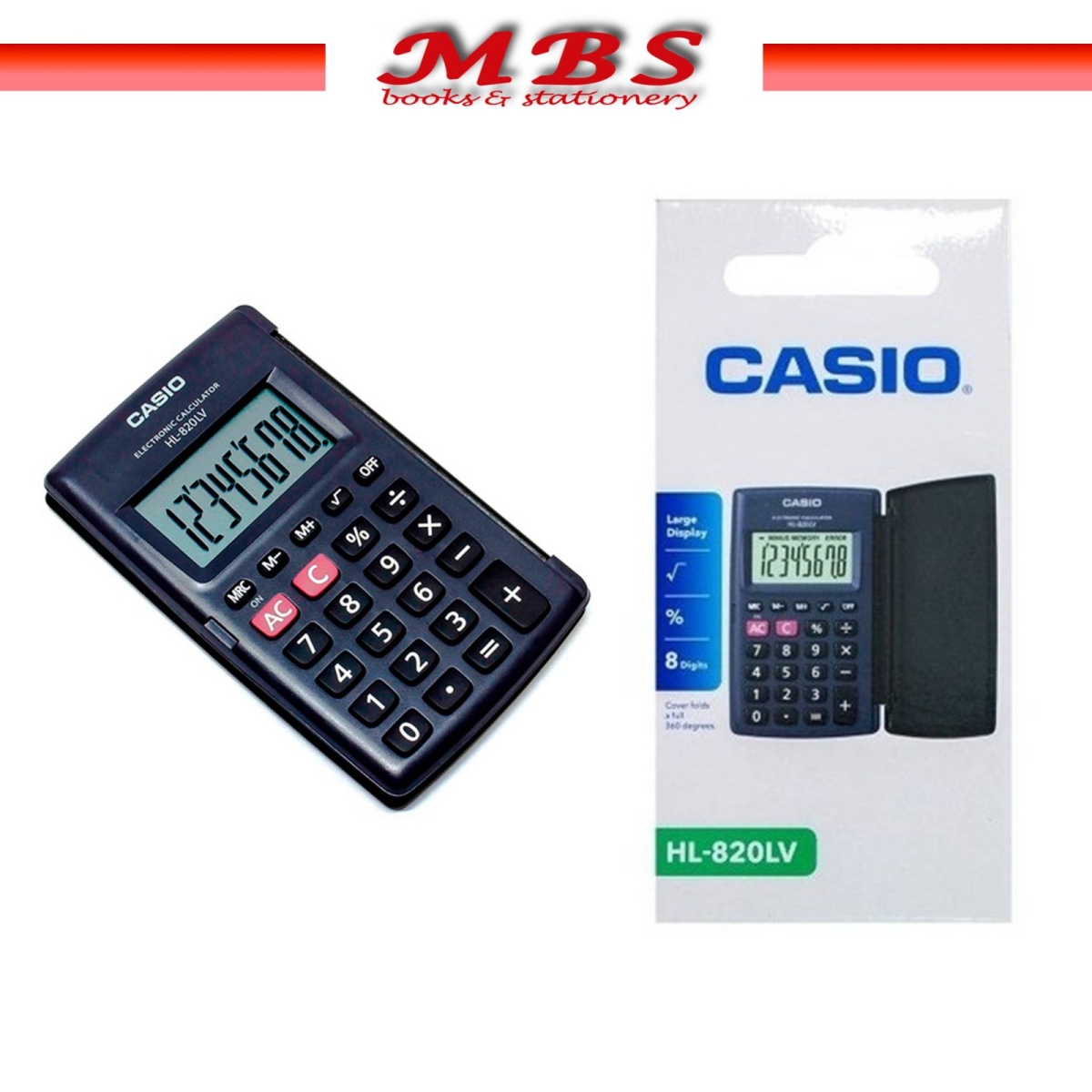 Casio HL-820LV-Bk Portable Calculator With Flip Cover Others Stationeries  Stationery Pahang, Malaysia, Terengganu, Kuantan,