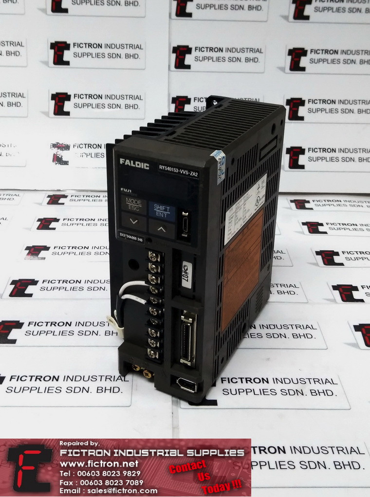 RYS401S3-VVS-ZA2 RYS401S3VVSZA2 FUJI ELECTRIC Servo Drive Supply Repair Malaysia Singapore Indonesia USA Thailand