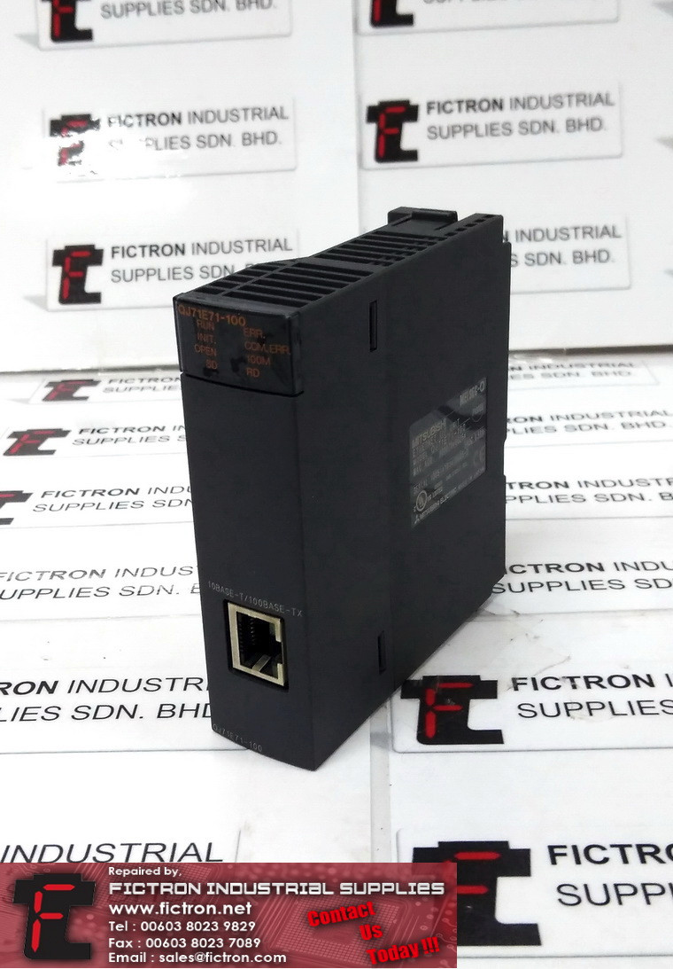 QJ71E71-100 QJ71E71100 MELSEC-Q MITSUBISHI PLC Supply Repair Malaysia Singapore Indonesia USA Thailand