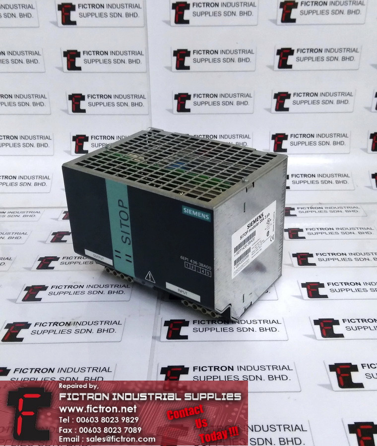 6EP1436-3BA00 6EP14363BA00 SIEMENS DIN Rail Power Supply Repair Supply Malaysia Singapore Indonesia USA Thailand